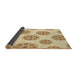 Thickness of Patterned Sun Yellow Rug, pat744brn