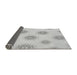 Thickness of Patterned Platinum Gray Rug, pat747gry