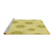 Sideview of Machine Washable Transitional Brown Rug, wshpat747yw