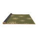 Thickness of Patterned Brass Green Rug, pat748brn