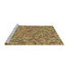 Machine Washable Transitional Sienna Brown Rug in a Bedroom, wshpat75brn