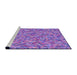 Machine Washable Transitional Purple Mimosa Purple Rug in a Bedroom, wshpat75pur