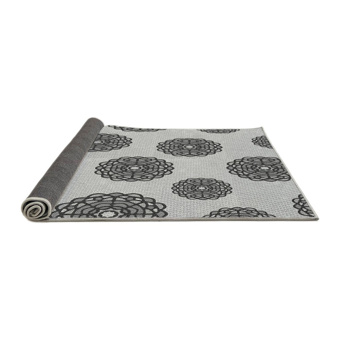 Thickness of Patterned Gray Rug, pat750gry