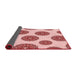 Thickness of Patterned Red Rug, pat750rd