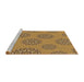 Sideview of Machine Washable Transitional Orange Rug, wshpat752brn