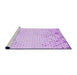 Sideview of Machine Washable Transitional Purple Rug, wshpat755pur