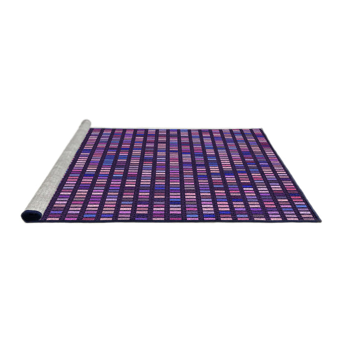 Machine Washable Transitional Medium Orchid Purple Rug in a Bedroom, wshpat76pur