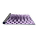 Thickness of Patterned Purple Rug, pat761pur