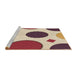 Sideview of Machine Washable Transitional Khaki Gold Rug, wshpat767brn