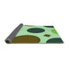 Thickness of Patterned Light Green Rug, pat767grn