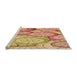 Sideview of Machine Washable Transitional Red Rug, wshpat768org