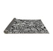 Thickness of Patterned Platinum Silver Gray Rug, pat769gry