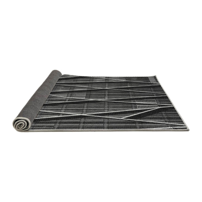 Thickness of Patterned Gray Rug, pat77gry