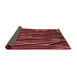 Patterned Maroon Red Rug, pat77rd