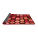 Thickness of Patterned Red Rug, pat770rd