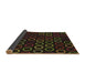 Thickness of Patterned Chocolate Brown Rug, pat771brn