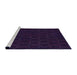 Sideview of Machine Washable Transitional Purple Rug, wshpat772pur