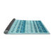 Thickness of Patterned Blue Ivy Blue Rug, pat773lblu