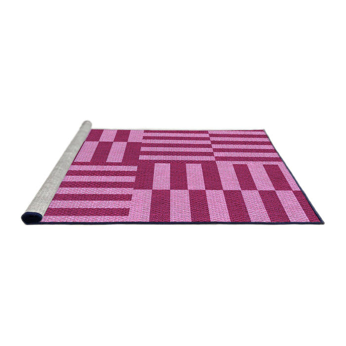 Sideview of Machine Washable Transitional Violet Purple Rug, wshpat776pur