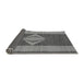 Thickness of Patterned Dark Gray Rug, pat778gry