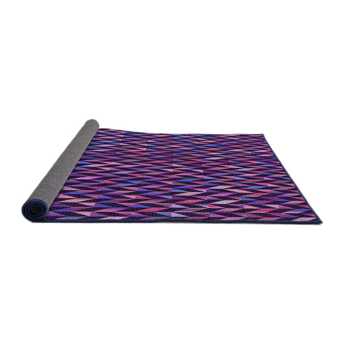 Patterned Dark Purple Rug, pat78pur