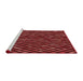 Machine Washable Transitional Red Rug in a Bedroom, wshpat78rd