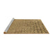 Sideview of Machine Washable Transitional Light Brown Rug, wshpat781brn