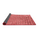 Thickness of Patterned Red Rug, pat781rd