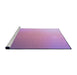 Sideview of Machine Washable Transitional Violet Purple Rug, wshpat784pur