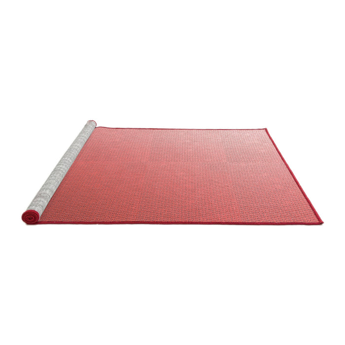 Sideview of Machine Washable Transitional Light Coral Pink Rug, wshpat784rd