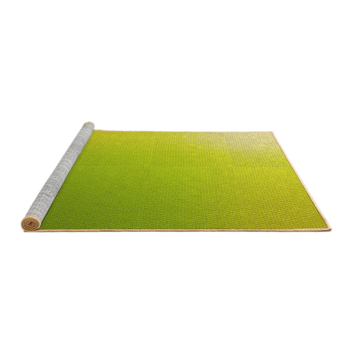 Sideview of Machine Washable Transitional Pistachio Green Rug, wshpat784yw
