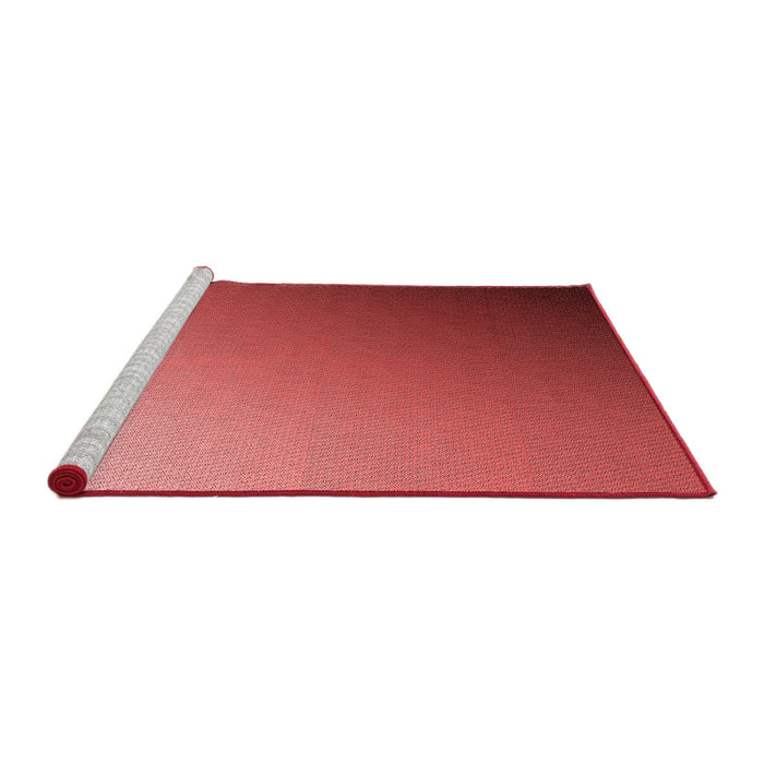 Sideview of Machine Washable Transitional Red Rug, wshpat787rd