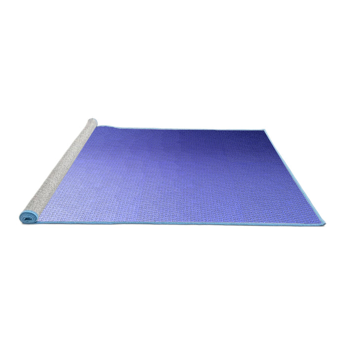 Sideview of Machine Washable Transitional Purple Mimosa Purple Rug, wshpat788blu