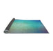 Thickness of Patterned Steel Blue Rug, pat790lblu