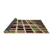 Thickness of Patterned Brown Green Rug, pat794brn