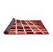 Thickness of Patterned Red Rug, pat794rd