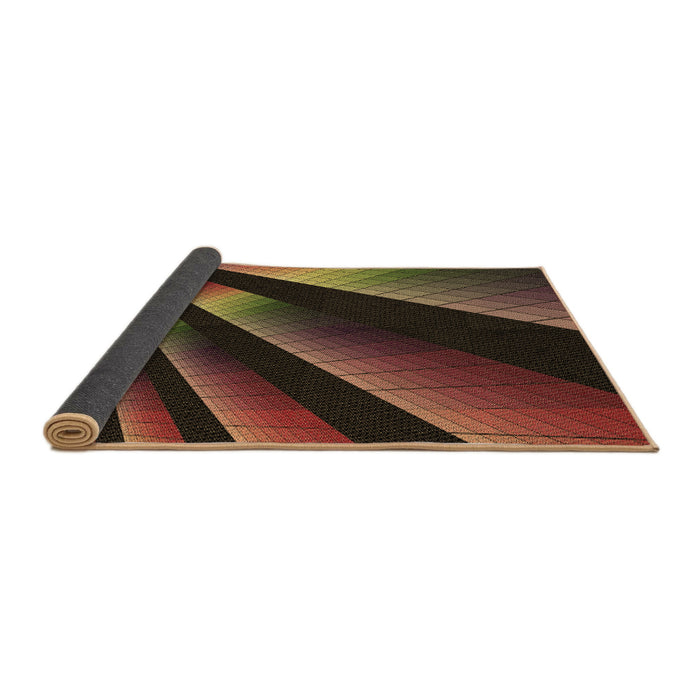 Thickness of Patterned Light Brown Rug, pat796brn