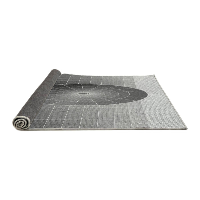 Thickness of Patterned Gray Rug, pat797gry