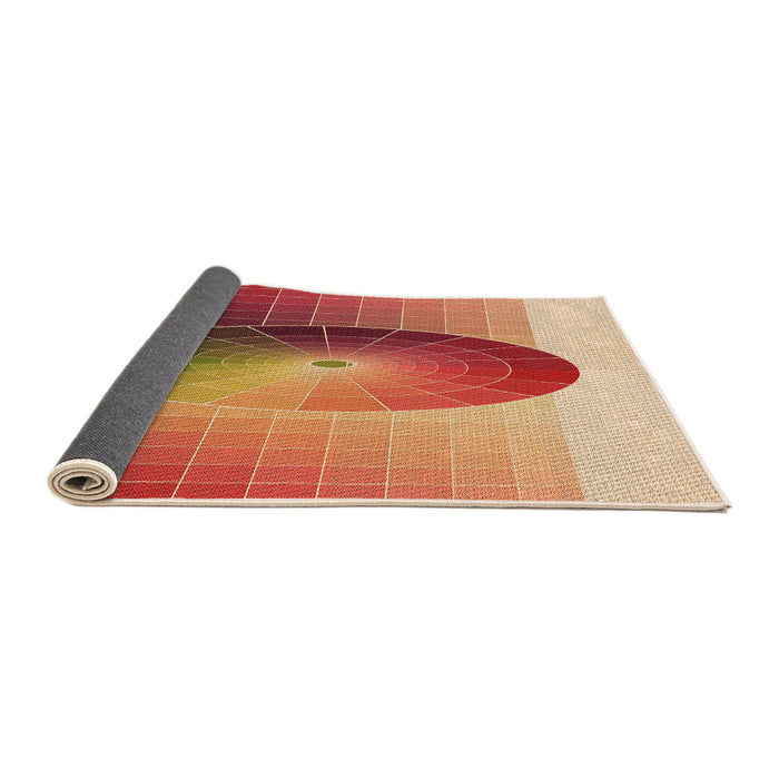 Thickness of Patterned Red Rug, pat797org