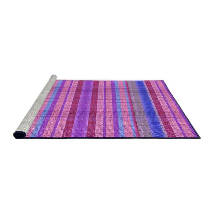 Sideview of Machine Washable Transitional Purple Rug, wshpat799pur