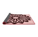 Thickness of Patterned Pink Rug, pat8rd