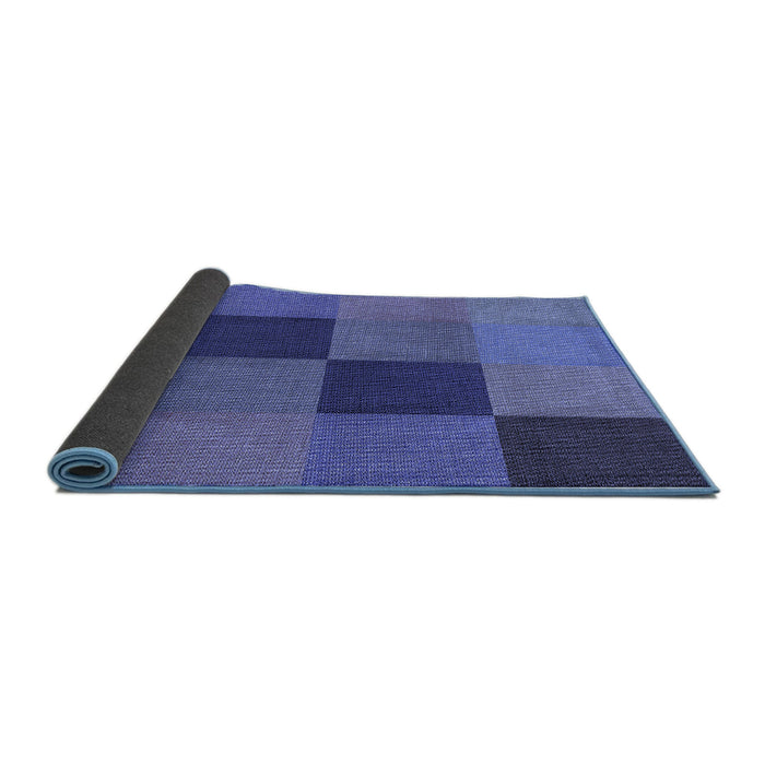 Thickness of Patterned Sky Blue Rug, pat802blu