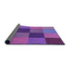 Thickness of Patterned Purple Rug, pat802pur