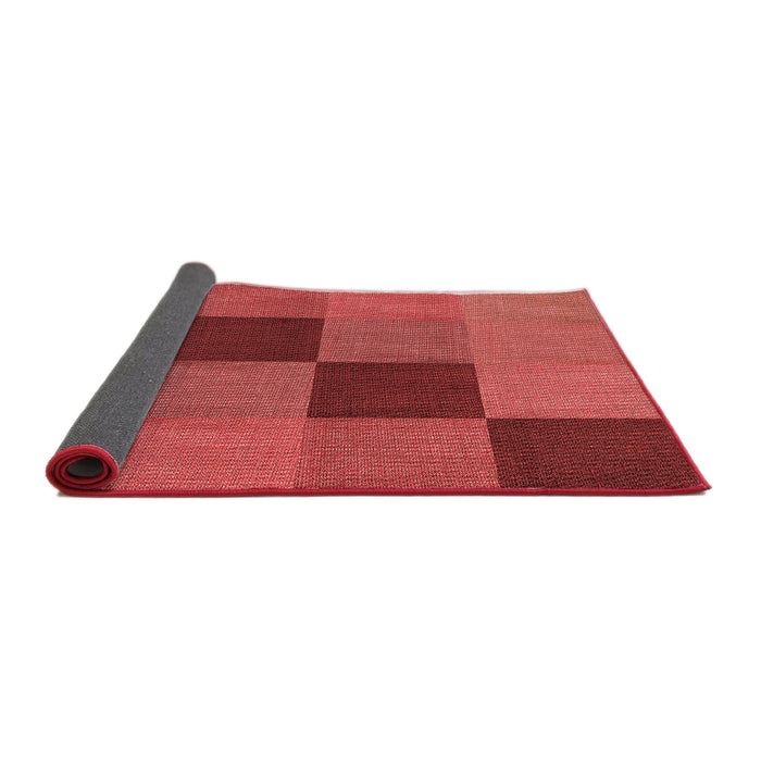 Thickness of Patterned Red Rug, pat802rd