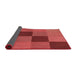 Thickness of Patterned Red Rug, pat802rd