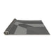 Thickness of Patterned Gunmetal Gray Rug, pat803gry