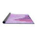 Thickness of Patterned Purple Rug, pat807pur