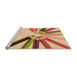 Sideview of Machine Washable Transitional Orange Rug, wshpat809org