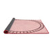Thickness of Patterned Pink Rug, pat81rd