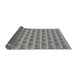 Thickness of Patterned Silver Gray Rug, pat811gry